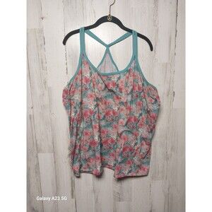 Torrid / Disney Little Mermaid Ariel Racerback Tank Top Women’s Plus Size 3 / 3X